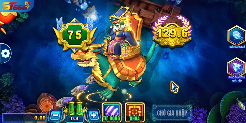 Tạo hình Long Vương rực rỡ trong trận boss giữa trận