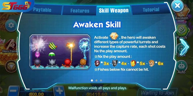 Các đạo cụ trong game bắn cá ST666 sẽ giúp nâng cao hiệu quả săn boss