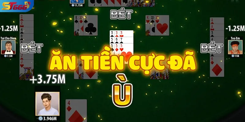 Người chơi Ù trong bài Phỏm với toàn bộ bài thuộc Phỏm hợp lệ